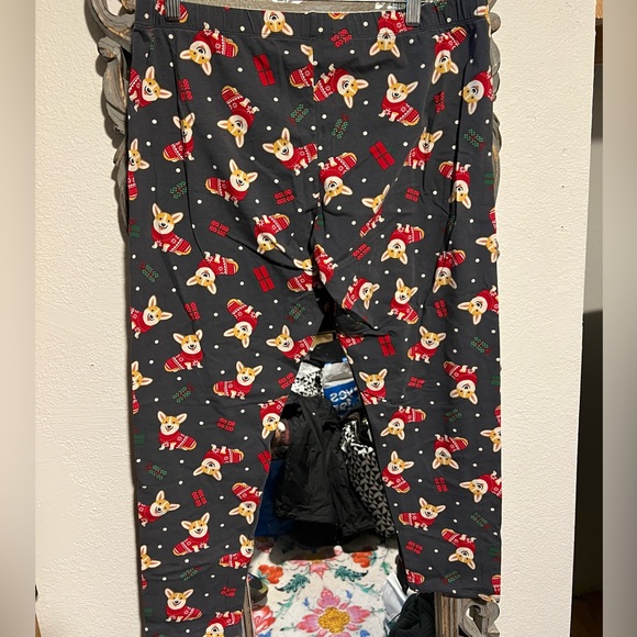 Brand New No Boundaries XXXL Juniors Size 21 Christmas Sweater Corgi Leggings - Picture 5 of 6